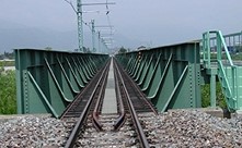 梓川橋（鉄道橋）断面写真