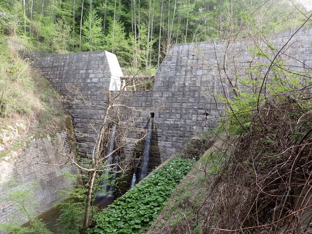 部分透過型砂防堰堤の写真その２