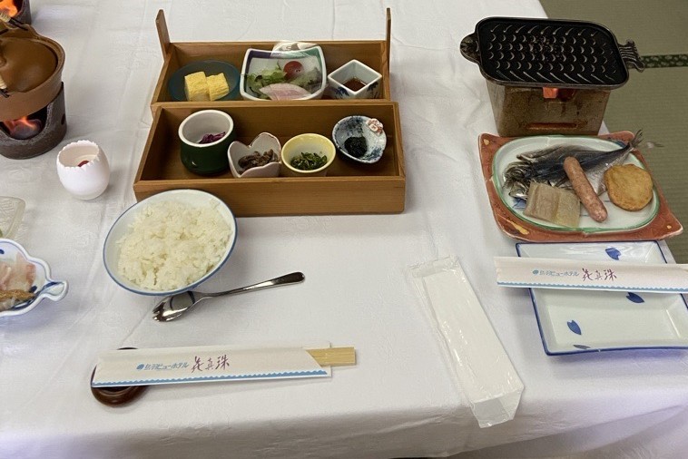 豪華な朝食