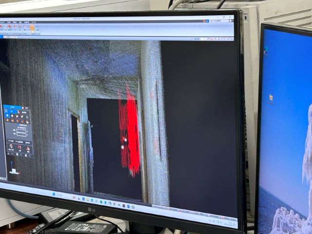 不要な点群の除去作業