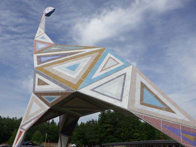 恐竜のオブジェ