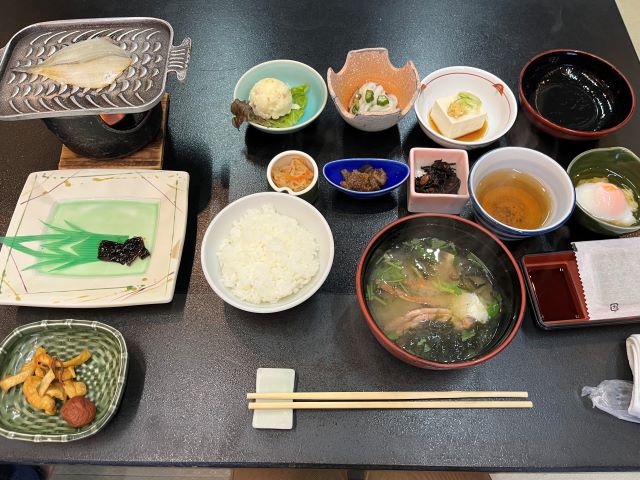 旅館の朝食